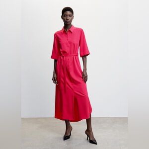 ✨SALE✨ Mango 
Bow shirt dress ✨SALE✨